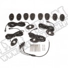 Oświetlenie LED Rock Light, 4-elementowe, białe; 07-16 Wrangler JK