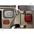 Osłony oświetlenia, czarne, 87-95 Jeep Wrangler YJ