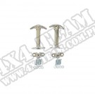 Zatrzaski maski, chrom, 55-95 Jeep CJ/Wrangler