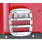 Osłony lamp tylnych, chrom, 76-06 Jeep CJ/Wrangler