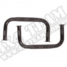 Progi rurowe, czarne, 55-75 Jeep CJ5