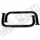 Progi rurowe, czarne, 76-86 Jeep CJ7