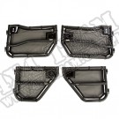 Komplet drzwi rurowych z pokrowcami Eclipse; 07-18 Wrangler JKU 