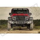 Przedni zderzak Spartacus, czarna satyna, 07-15 Jeep Wrangler