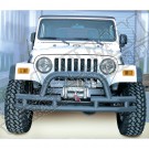 Zderzak rurowy z poprzeczką i wycięciem 76-06 Jeep CJ/Wrangler