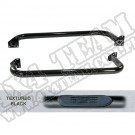 Progi rurowe boczne 3", czarne, 97-06 Jeep Wrangler TJ