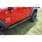Progi rurowe boczne 3", czarne, 07-15 Jeep Wrangler Unlimited JK 