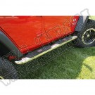 Progi rurowe boczne 4", stal nierdzewna, 07-15 Jeep Wrangler Unlimited