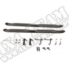 Progi boczne czarne, 4" owalne; 11-16 Grand Cherokee WK