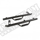 Progi Spartan Nerf Bars, czarna tekstura; 97-06 Jeep Wrangler TJ