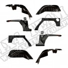 Zestaw błotników XHD Armor z nadkolami, 4-Drzwiowy; 07-18 Jeep Wrangler JK