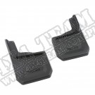 Zestaw chlapaczy tylnych, czarny, 07-15 Jeep Wrangler JK