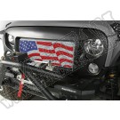 Wstawka grilla Spartan, Flaga USA; 07-15 Jeep Wrangler JK