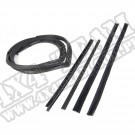 Zestaw uszczelek drzwi lewych 87-95 Jeep Wrangler 