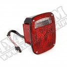 Tylna lampa czarna, lewa, 81-86 Jeep CJ