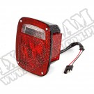 Tylna lampa czarna, prawa, 81-86 Jeep CJ