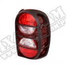 Tylna lampa, lewa, z owiewką, 05-07 Jeep Liberty KJ