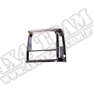 Ramka lampy przedniej lewej czarny/chrom 91-96 Jeep Cherokee XJ