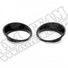 Zestaw ramek lamp przednich czarny 07-15 Jeep Wrangler JK