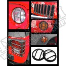 Zestaw osłon Euroguard  czarny 07-15 Jeep Wrangler