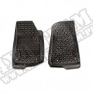 Zestaw przednich dywaników, czarne; 18-18 Jeep Wrangler JL/JLU