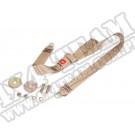 Pas bezpieczeństwa biodrowy 60", tan, 87-95 Jeep Wrangler YJ