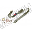 Pas bezpieczeństwa biodrowy 60", olive, 87-95 Jeep Wrangler YJ