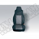 Pokrowce przednich foteli czarno/szare 97-02 Jeep Wrangler TJ 