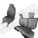 Pokrowce Ballistic, zestaw, czarne, 4 Dr; 07-10 Jeep Wrangler JKU