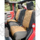 Pokrowiec tylnej kanapy czarny/tan 07-15 Jeep Wrangler Unlimited JK
