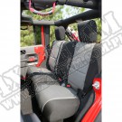 Pokrowiec tylnej kanapy czarno/szary 07-15 Jeep Wrangler Unlimited JK