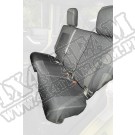 Pokrowce Elite Ballistic, tył, czarne, 4 Dr; 07-10 Wrangler JKU