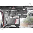 Organizery osłon przeciwsłonecznych, czarne, 10-15 Jeep Wrangler JK