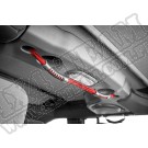 Podwójne rączki tylne czerwony 07-15 Jeep Wrangler JK