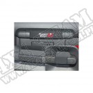 Zestaw nakładek rączek czarny 07-10 Jeep Wrangler Unlimited JK