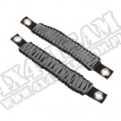 Uchwyty Paracord na słupek A/mocowanie siedzenia, szare; 07-18 Jeep Wrangler JK