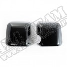 Osłony lusterek, czarne, możliwość lakierowania; 07-16 Wrangler JK/JKU