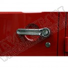 Zestaw nakładek klamek drzwi, chrom, 07-15 Jeep Wrangler JK 