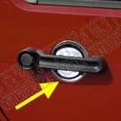 Osłony zagłębień pod klamkami chrom 07-15 Jeep Wrangler JK 