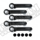 Osłony klamek, możliwość lakierowania, 4 Dr; 07-16 Jeep Wrangler JKU