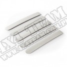 Wkładki klamek zewnętrznych, Aluminum, 4 Dr; 07-16 Jeep Wrangler JKU