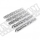 Wkładki klamek zewnętrznych, aluminum, 4 Dr; 07-17 Jeep Wrangler JKU