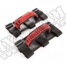 Para uniwersalnych uchwytów Paracord, czerwone.