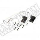 Brackets w/Pins & Screws, Dr Surrounds; 97-06 TJ 