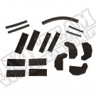 Zestaw piankowych uszczelek hardtopa; 11-18 Jeep Wrangler JK