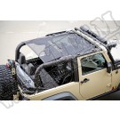 Osłona przeciwsłoneczna, czarna, 2-drzwiowy, 07-15 Jeep Wrangler JK