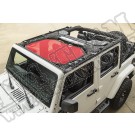 Daszek przeciwsłoneczny Eclipse, Przód, Red; 07-15 Jeep Wrangler JK