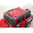 Daszek przeciwsłoneczny Eclipse, Red; 07-15 Jeep Wrangler JK, 2-Dr.