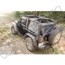 Bariera Eclipse Cargo; 07-16 Jeep Wrangler JK