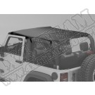 Daszek Montana Pocket Island Topper, Black Diamond; 10-18 Wrangler JK, 2 drzwiowy